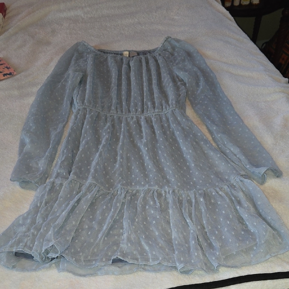 Divided Sz2 Babydoll Dress Fairy Kawaii Girly Vampy Romantic Twilight Rare Find! - Picture 15 of 16